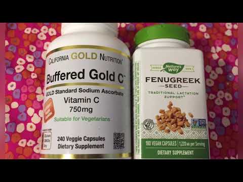 Vitamin C and Fenugreek for breastfeeding mother |1min & 31 secs.