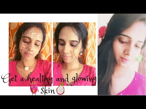 Glowing Skin face mask!|| Immunity Booster drink || DRAGON FRUIT ||Pamper face pack at home in tamil