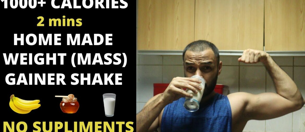 Meal 1 | Weight Gain | Mass Gainer Shake(1000+ Calories)| Indian Bodybuilding| No Supplements Needed