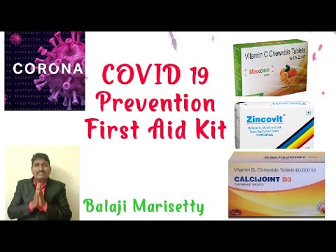 COVID 19 Prevention First Aid Kit (Generic Medicines)  ||| Balaji Marisetty