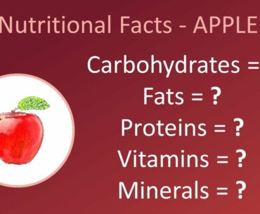 Apple - Nutritional Facts | Calories, Carbohydrates, Fats, Proteins, Vitamins, Minerals & Benefits