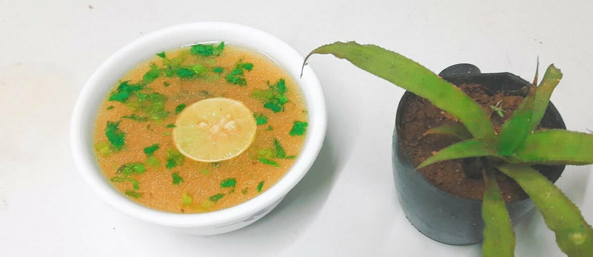 Lemon & Coriander Soup | Vitamin C Rich | Restaurant Style