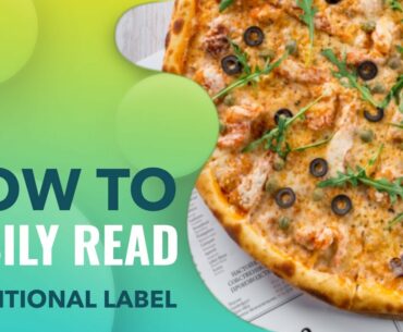 How to easily read nutrition labels:  Nutritional Facts