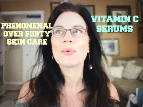 Phenomenal Over 40 Skin Care Anti-Aging Vitamin C Serum Comparison SkinCeuticals Timeless Derma e