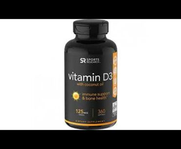 VITAMINS BEST Sellers for AMAZON Must See Review! Vitamin D3 5,000 IU. Superior Absorption. 360 T..