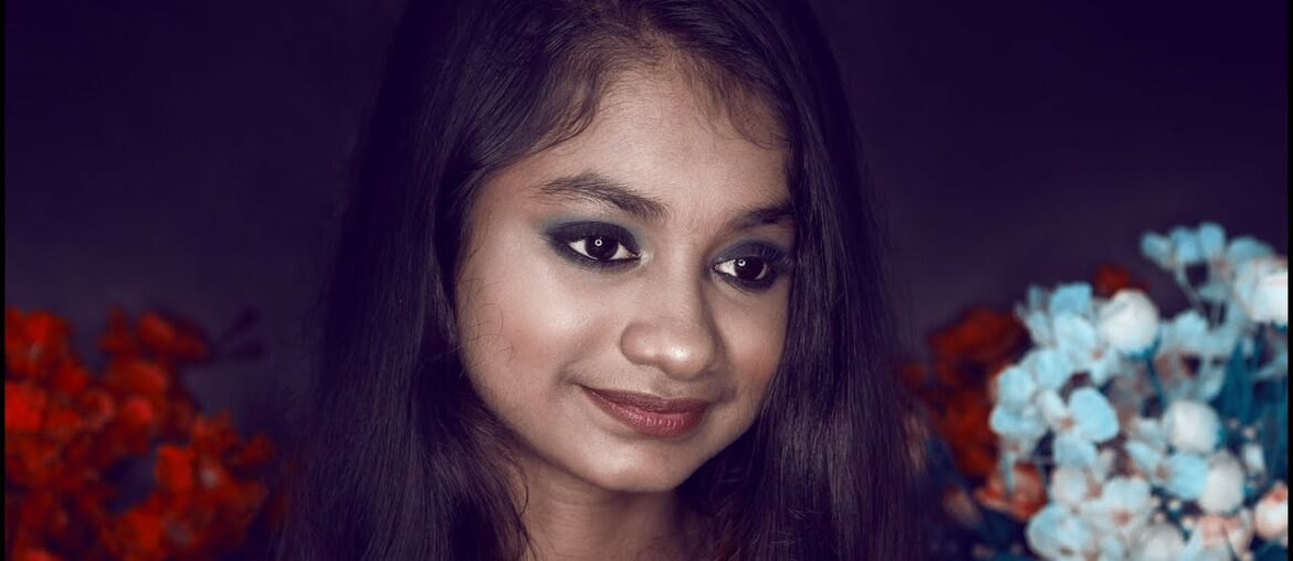 Classy Black Smokey Eyes With Nude Brown Lips| Smokey Eyes| Makeup By Aradhana