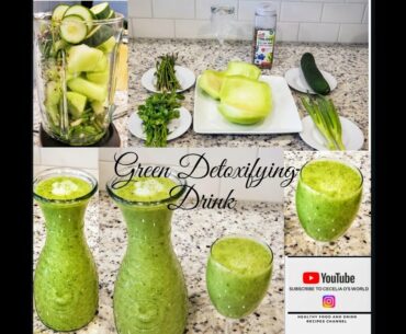 GREEN DETOX DRINK | BELLY FAT GONE | SKIN GLOWING | IMMUNITY BOOSTER