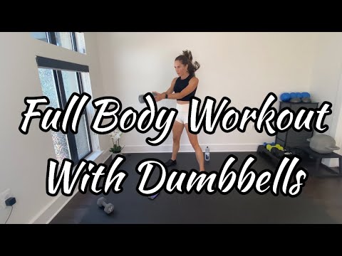 Full Body Home Workout with Dumbbells