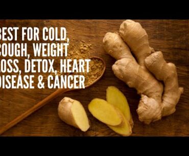 Amazing Health Benefits of Ginger water|Immunity Boosting Recipe|Natural Remedy for Cold|Ginger Tea