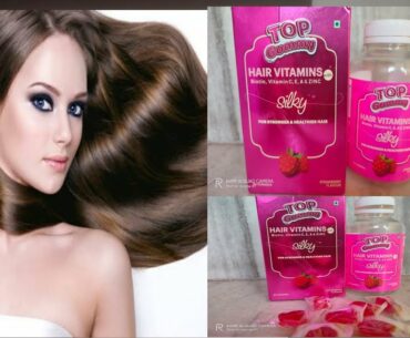 Top Gummy Hair vitamins for silky strong and Healthy hair  use and  benefit janiye full knowledge ..