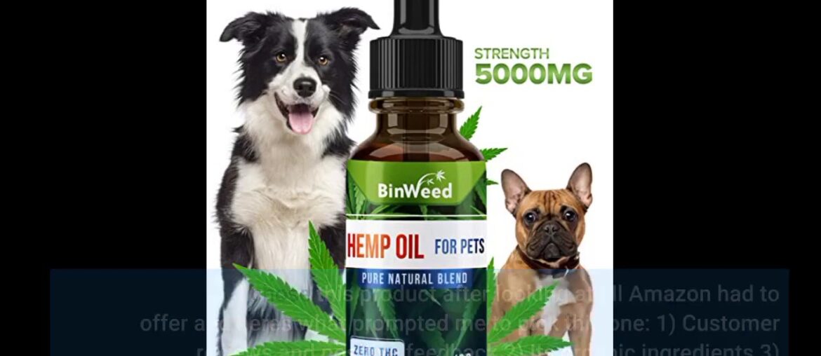 Hemp Oil for Dogs Cats - 5000mg - Joint Pain and Anxiety Relief, Arthritis, Seizures - Vitamins...