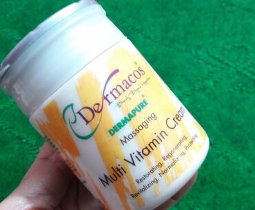 Dermacos Multi Vitamin Massaging Cream | Benefits | Uses | Price By Sanam Ansari .