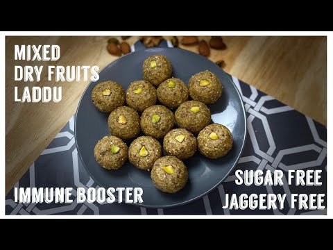 Mixed Dry Fruits Laddu | Kids healthy Snack | Immune Booster Laddu | Mocktail Kitchen