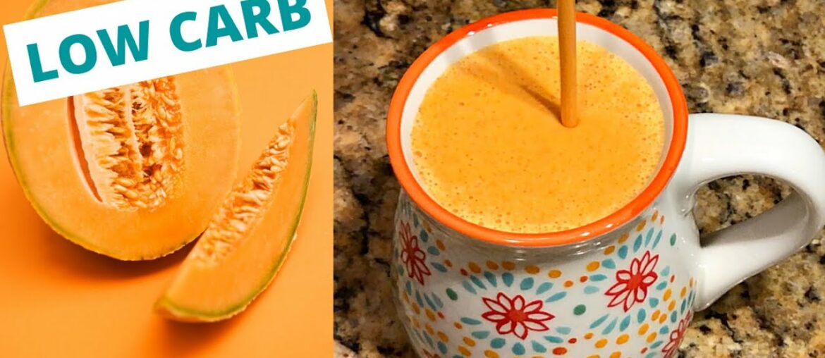 TASTY KETO SMOOTHIE - MELON PEPPER - LOW CARB! ANTIOXIDANT!