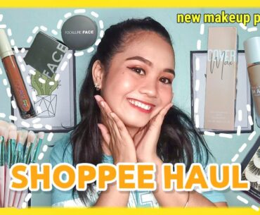 AFFORDABLE SHOPPEE HAUL 2020 (new pink brushes, makeup products and accessories)