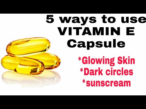 How to get glowing skin using Vitamin-E capsule || Beauty tips || Invisible's Voice