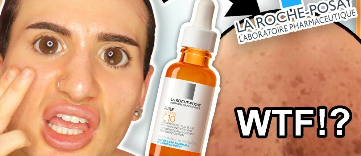 I tried La Roche Posay PURE VITAMIN C 10 for ONE WEEK!! (it literally broke me out!)