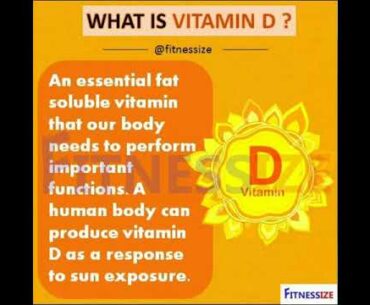 What is Vitamin D : Daily requirements, functions , deficiencies ,sources Explained | fitnessize