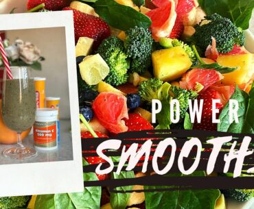 MY GO-TO IMMUNE BOOSTER POWER SMOOTHIE | HIGH IN VITAMIN-C | JUST_KAKES