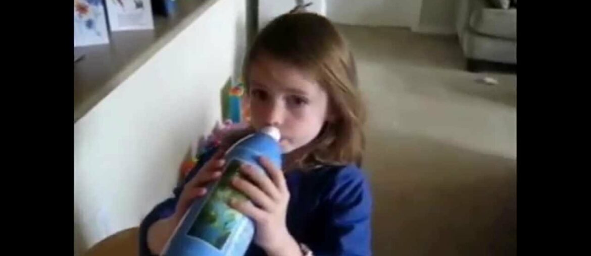 Adorable Kids Talk-up Their Liquid Vitamin Supplements