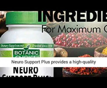 Botanic Choice Neuro Support Plus - Adult Daily Supplement - Delivers Essential Vitamins to Support