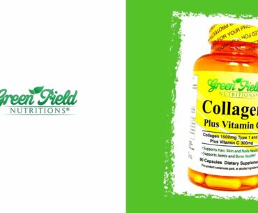 Collagen Type I and III with Vitamin C From Greenfield Nutritions- Halal Vitamins