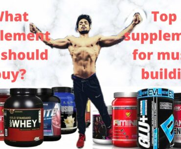 Top 3 supplements for muscle building | Ep#3 | Transformation series