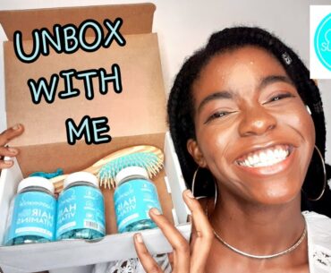 SUGAR BEAR HAIR VITAMINS UNBOX WITH ME NATURAL HAIR VITAMINS  HAIR SUPPLEMENTS NIGERIAN YOUTUBER