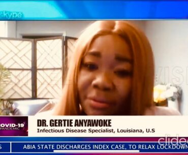 COVID19 UPDATE Channels TV Interview 5/1/2020 by Dr Gertie Chimeka Anyanwoke