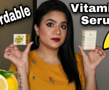 Affordable Vitamin C serum and Eye cream Review | Ft. The Body Avenue |Makeup She Said