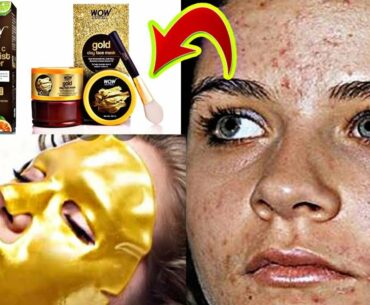 WOW - Gold Clay Mask & Vitamin C Skin Mist Toner Honest Review | for Skin Whitening ?