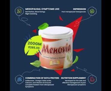 Menovia is a complete Nutrition Supplement developed for the safe | Fortelnutrix