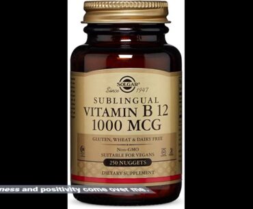 Best Reviewed!! Solgar Vitamin B12 1000 mcg, 250 Nuggets - Supports Production of Energy, Red B...