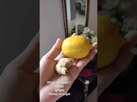 Vlog1: Lemon Ginger Water  #wellness