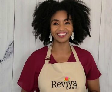 LaShada Jackson demos Reviva Labs' Dual Source Vitamin C Serum