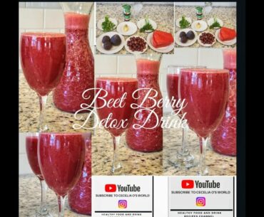 BEET BERRY DETOX DRINK | BELLY FAT GONE | SKIN GLOWING | IMMUNITY BOOSTER