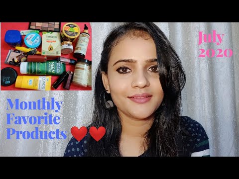 Monthly Favorite Products ( July 2020 ) l Skin care, makeup & hair care l Tiny Makeup Update