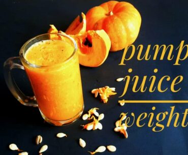 Weightloss Juice with Pumkpin / Pumpkin Detox Juice / Immune Boosting Pumpkin Juice