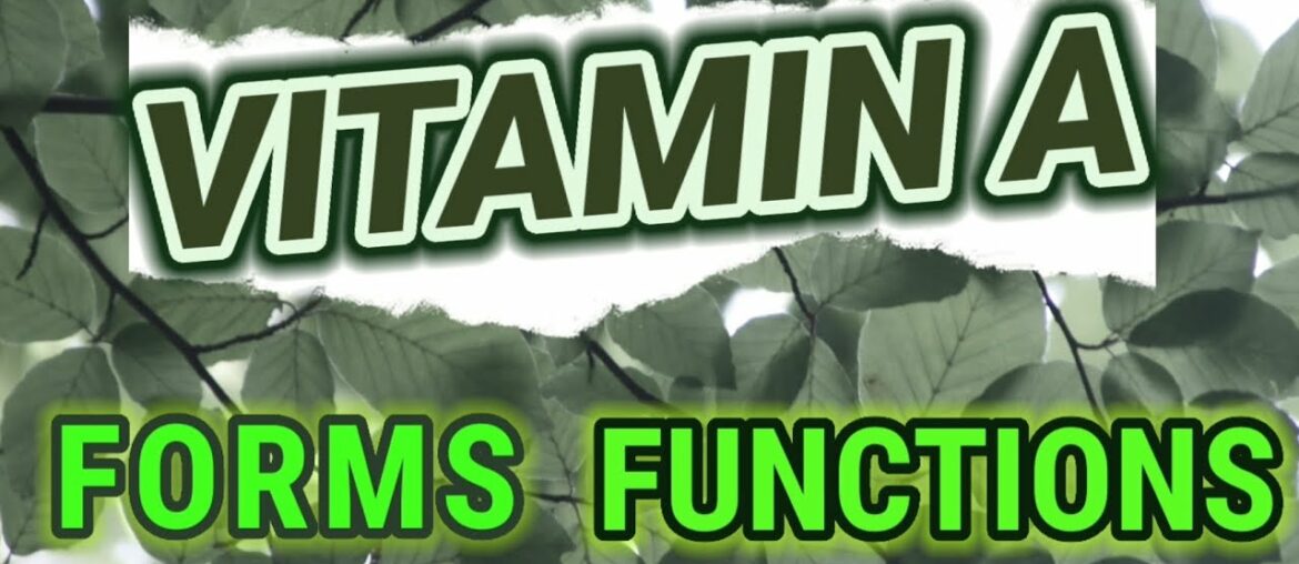 Forms of Vitamin A Benefits Functions of Vitamin A Work in Human Body by Dr Ashutosh