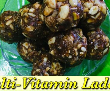 Immunity boosting Multi vitamin laddu//sugar less laddu