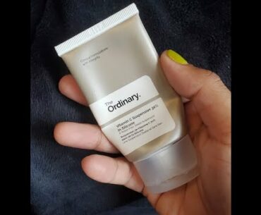 The Dirt!: The Ordinary Vitamin C Suspension 30% Review