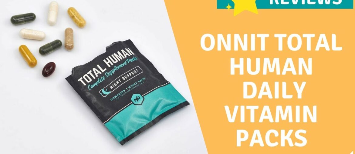 ONNIT Total Human - Daily Vitamin Packs for Men & Women (60 Pack) 10x Your Multivitamin Overview