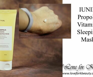 IUNIK propolis vitamin sleeping mask