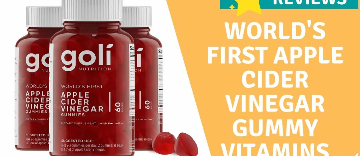 World's First Apple Cider Vinegar Gummy Vitamins by Goli Nutrition - Immunity Detox Weight Overview