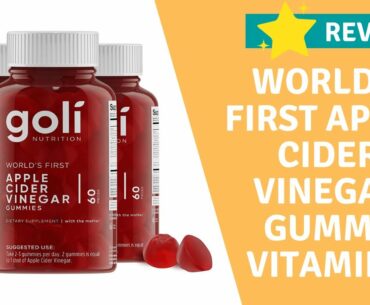 World's First Apple Cider Vinegar Gummy Vitamins by Goli Nutrition - Immunity Detox Weight Overview