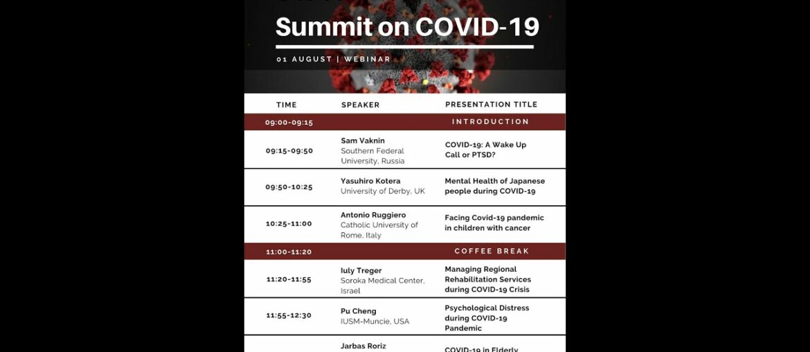 How to Overcome Pandemic's CPTSD (Keynote Speech Covid-19 Global Summit)