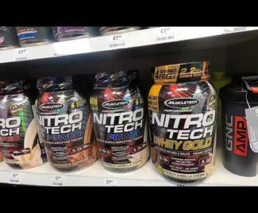 Buying Creatine, Whey Protein and BCAA Recovery supplements at GNC Store  - Brooklyn - New York City