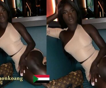 @nyaruonkoang Melanin drenched Sudanese perfect beauty #Melanin #Goddess