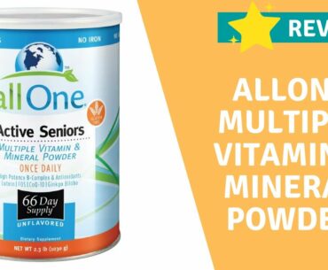 allOne Multiple Vitamin Mineral Powder For Active Seniors Once Daily Multivitamin 66 Servings