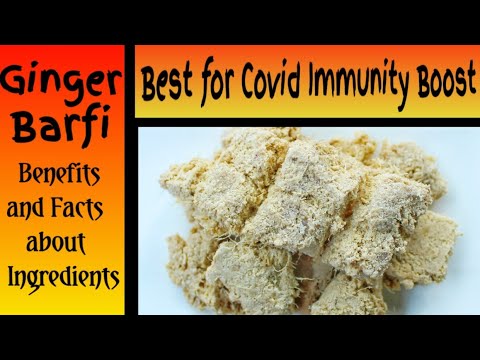 Ginger Barfi | Best for Covid Immunity boost | Mom's recipe